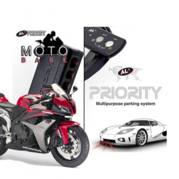 AL Priority lézerblokkoló motorosoknak, egy szenzorral (rendszámtáblához), vízálló vezérléssel. Motoros intercomhoz, vezetékes fülhallgatóhoz csatlakoztatható 'Base' változat - így mindig kényelmesen értesülhetsz a riasztásokról!  Legújabb, Hw.4-